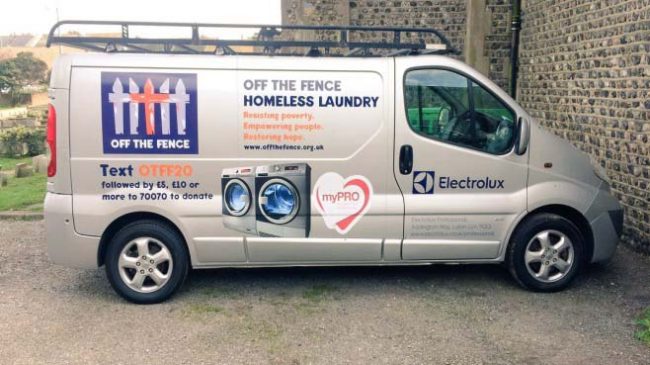 Electrolux helps the homeless
