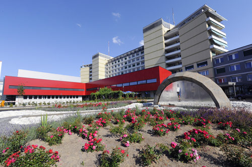 External laundries for the Cantonal Hospital in Fribourg, Switzerland