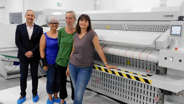 A new industrial laundry opens in Belle-Ile