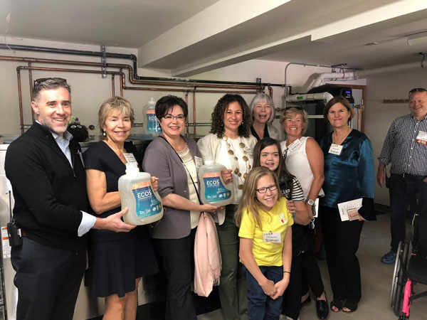 Earth Friendly Products Debuts ECOS Laundry Room At Camp Korey