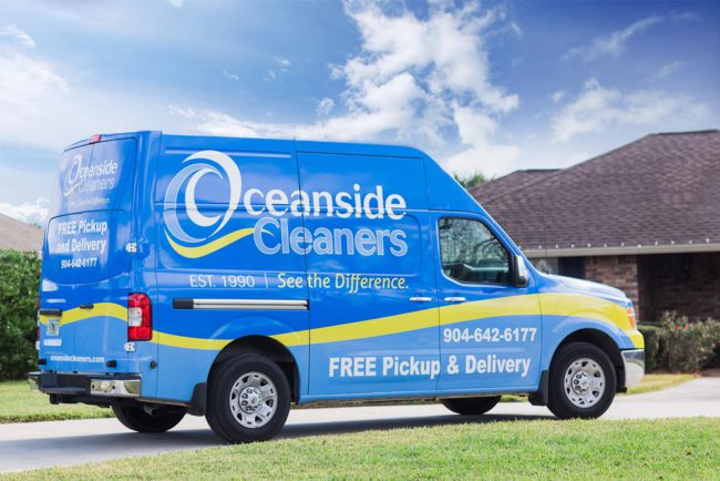 Oceanside Cleaners Van
