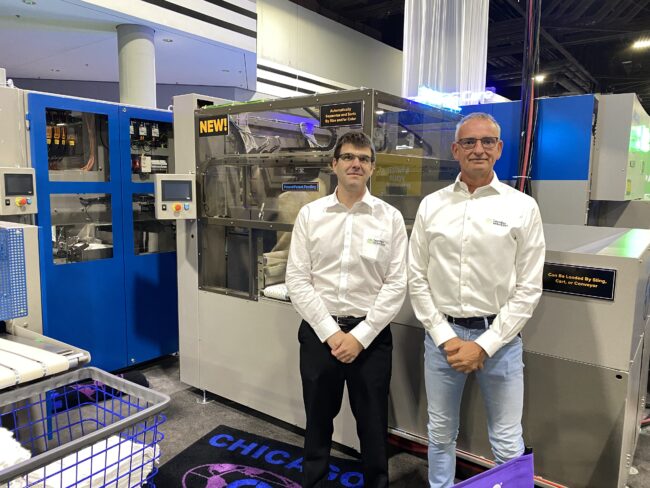 Markus Kobel and Walter ten Hagen of Laundry Robotics