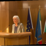 Mrs. Gabrielle Plate welcomes the CINET guests on behalf of Assosecco