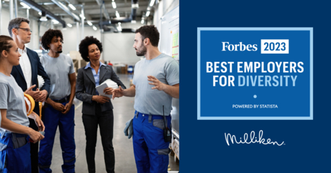 Milliken & Co. on Forbes Best Employers for Diversity List again