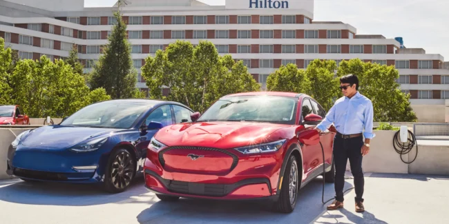 Hilton to install Tesla chargers at 2,000 hotels across the US
