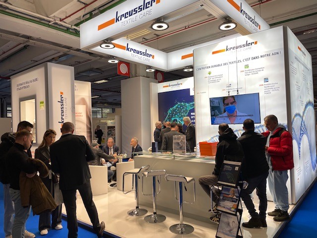 Lot’s of visitors at he booth of Germany based Kreussler