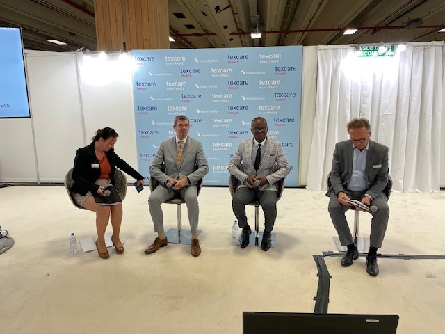 One of the Workshops presented the exciting opportunities Africa is offering. Beside moderator Mrs. Sandra Minette, Mr. Frederic Whecler, Mr. Yoboue Celestine-Arthur and Mr. Jerome Guene