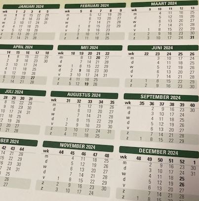 photo calendar 2025