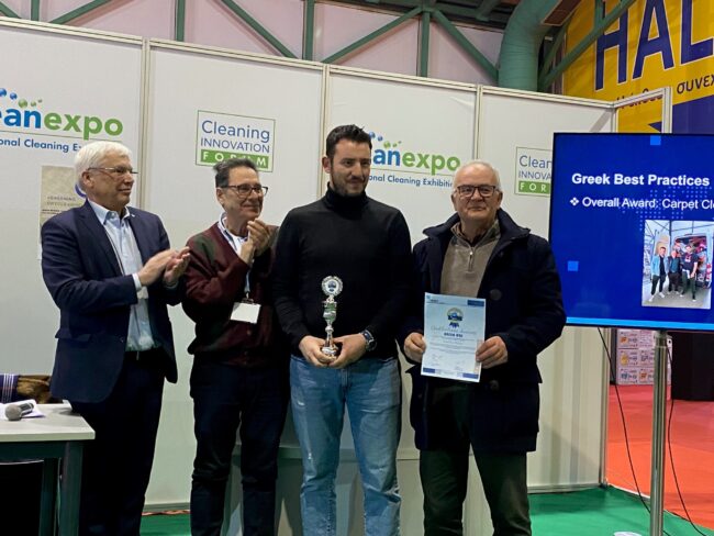 After a Pitch of mr. George Tsaknakis, Tsaknakis Carpet Cleaning was declared Winner of GREEK Best Practices Awards 24.