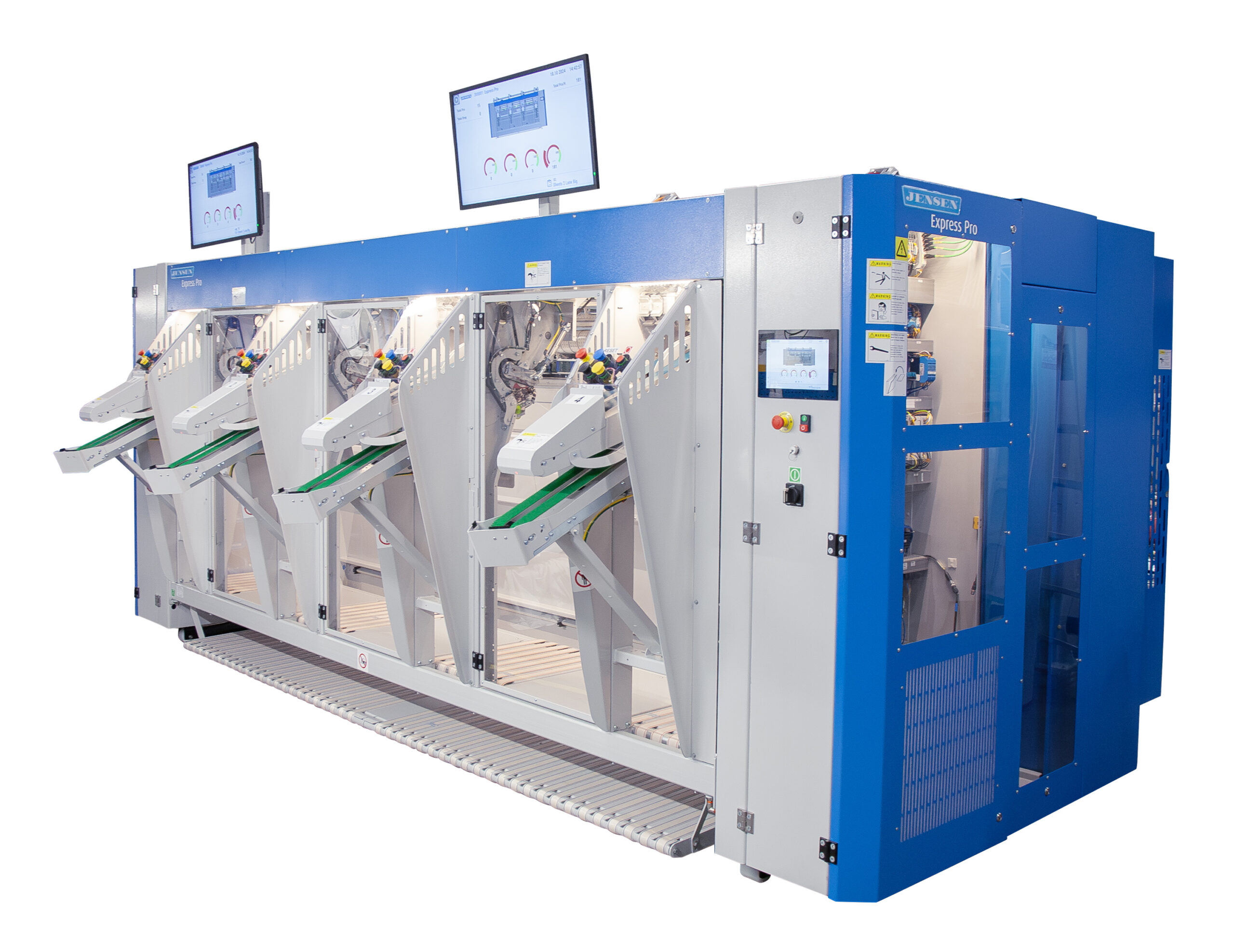The New Express Pro cornerless feeder: Double feeding capacity, top-quality finishing, and optimum flow - all with just four operators