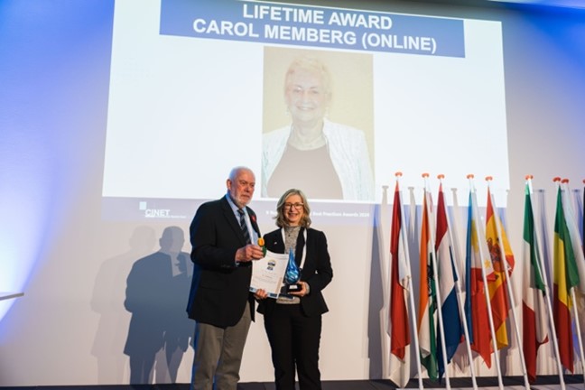 Lifetime Award 2024 for Mrs. Carol Memberg