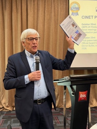 Peter Wennekes, presenting the Kick- off of CINET's GLOBAL PTC Strategy Study at SE-Asia Associations Meeting KL