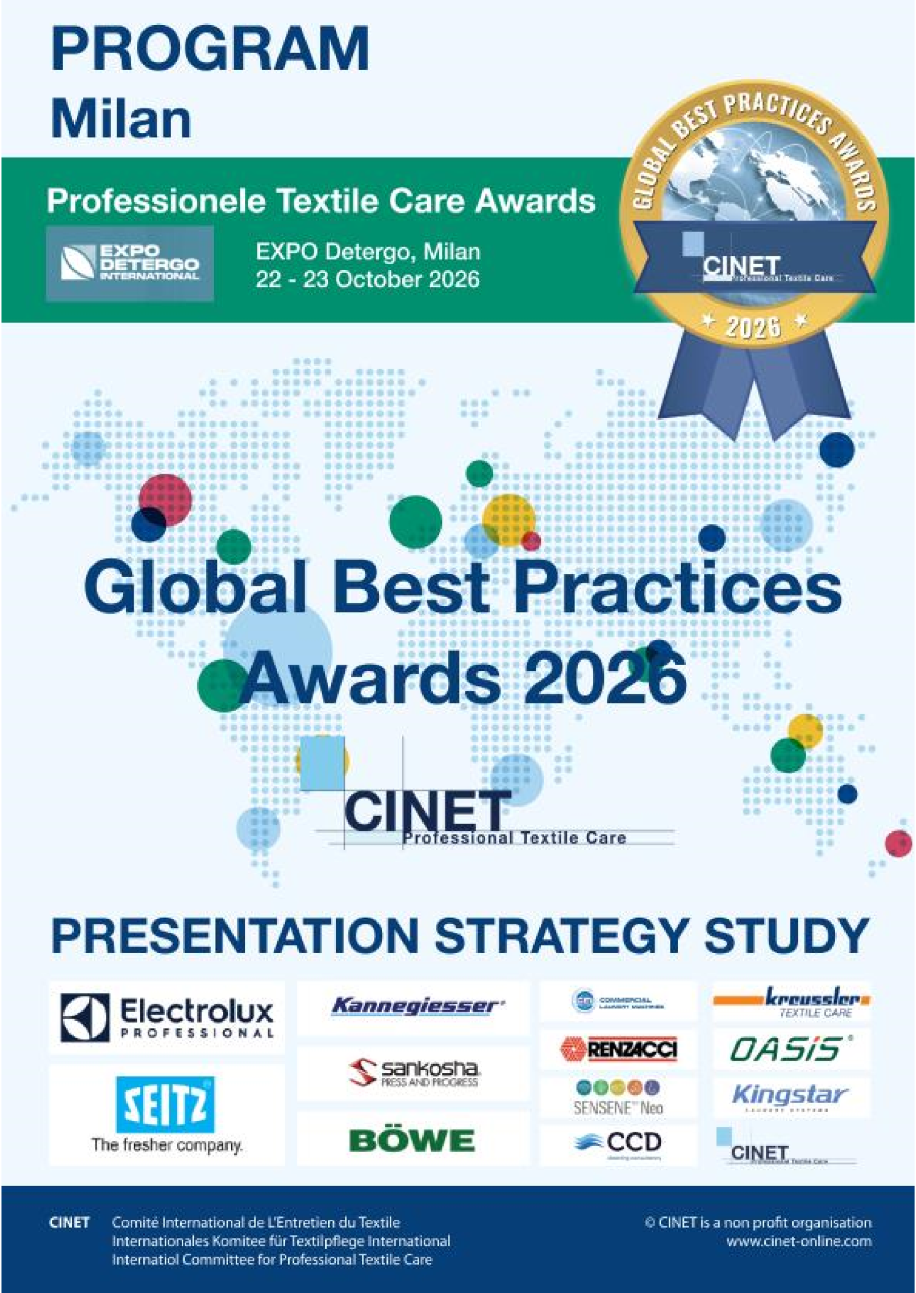CINET Global Best Practices Awards 2026 - Program Milan